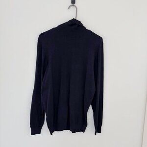 NWT Zara Black Turtleneck Tunic Knit Sweater